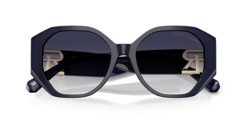 Ralph Lauren THE JULIETTE RL8220 in Opal Blue / Light Grey Gradient Dark Grey (631011) - Alternate View