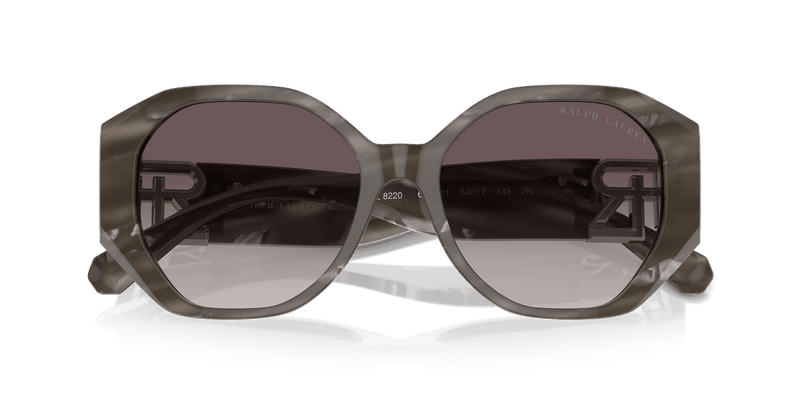Ralph Lauren THE JULIETTE RL8220 in Oystershell Black / Grey Gradient (617511) - Alternate View