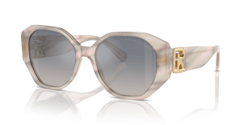 Ralph Lauren THE JULIETTE RL8220 in Oystershell Lilac/Grey / Blue Gradient (61774L) - Alternate View