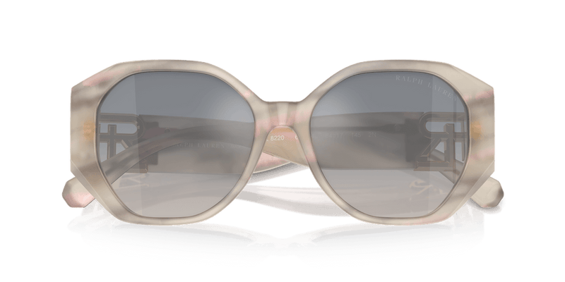 Ralph Lauren THE JULIETTE RL8220 in Oystershell Lilac/Grey / Blue Gradient (61774L) - Alternate View