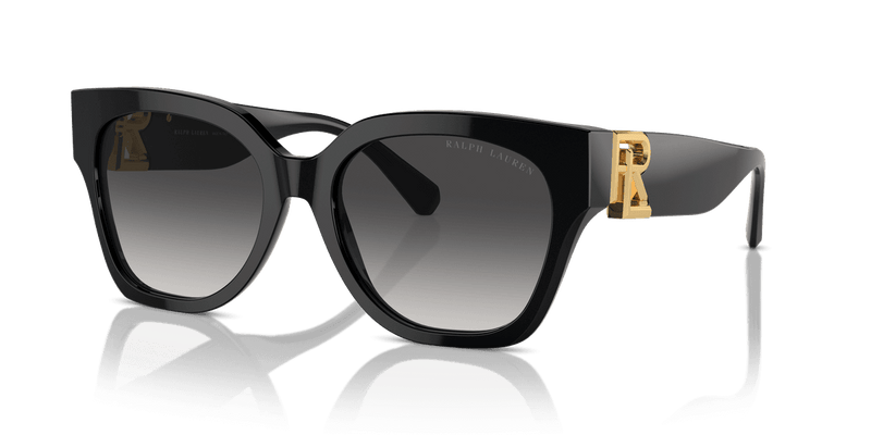 Ralph Lauren THE OVERSZED RICKY RL8221 in Black / Grey Gradient (50018G) - Alternate View