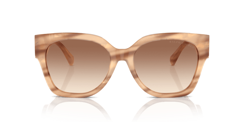 Ralph Lauren THE OVERSZED RICKY RL8221 in Oystershell Brown / Gradient Brown (617913) - Alternate View