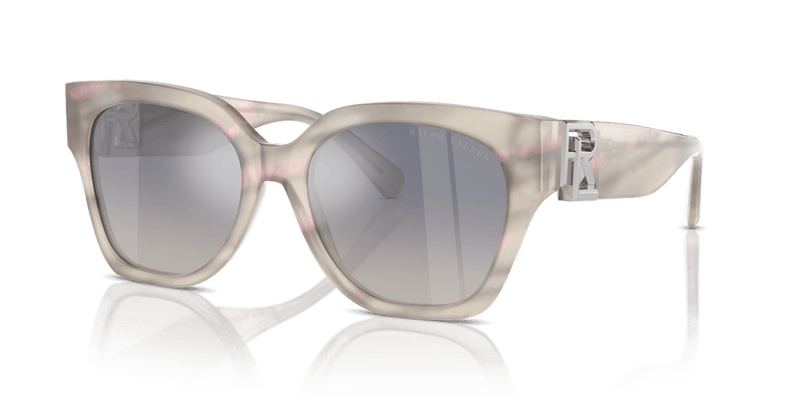 Ralph Lauren THE OVERSZED RICKY RL8221 in Oystershell Lilac/Grey / Blue Gradient (61774L) - Alternate View