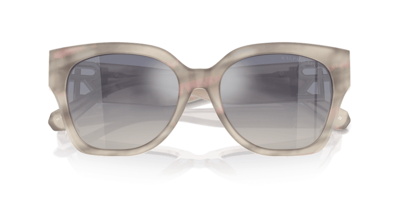 Ralph Lauren THE OVERSZED RICKY RL8221 in Oystershell Lilac/Grey / Blue Gradient (61774L) - Alternate View