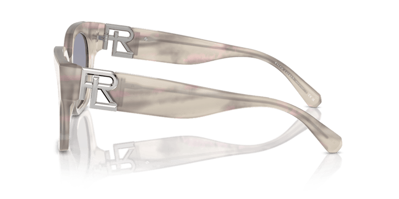 Ralph Lauren THE OVERSZED RICKY RL8221 in Oystershell Lilac/Grey / Blue Gradient (61774L) - Alternate View