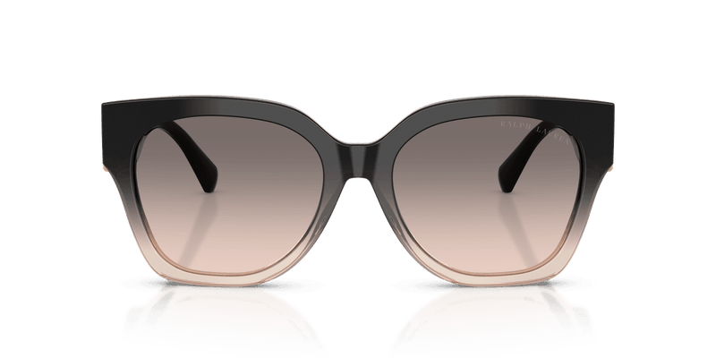 Ralph Lauren THE OVERSZED RICKY RL8221 in Shiny Grad Black/Transp Beige / Pink Gradient Grey (60223B) - Alternate View