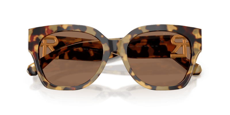 Ralph Lauren THE OVERSZED RICKY RL8221 in Spotty Havana / Brown (500473) - Alternate View