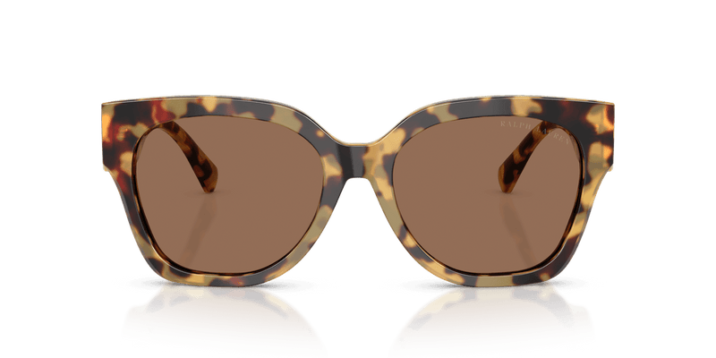 Ralph Lauren THE OVERSZED RICKY RL8221 in Spotty Havana / Brown (500473) - Alternate View