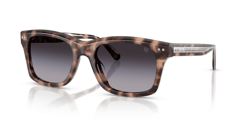 Ralph Lauren RL8237U in Brown/Pink Havana Bio / Gradient Grey (63078G) - Alternate View