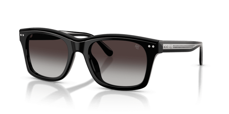 Ralph Lauren RL8237U in Shiny Black / Gradient Grey (50018G) - Front View