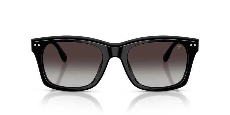 Ralph Lauren RL8237U in Shiny Black / Gradient Grey (50018G) - Back View