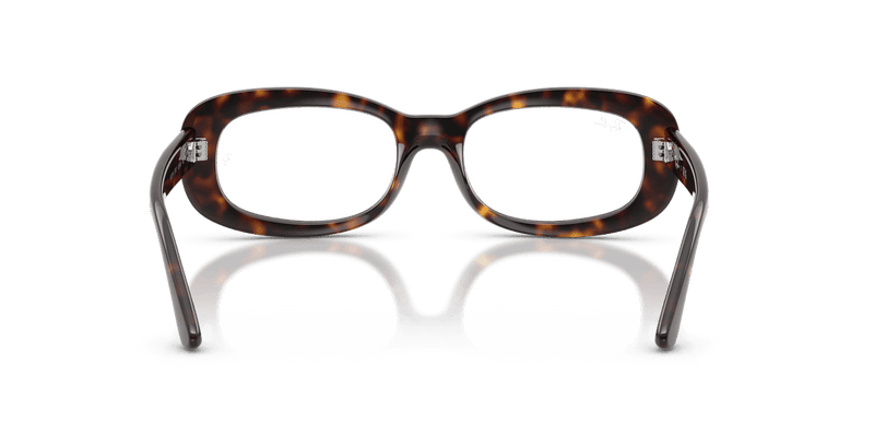 Ray-Ban RX2221V in Havana / Clear - Alternate View