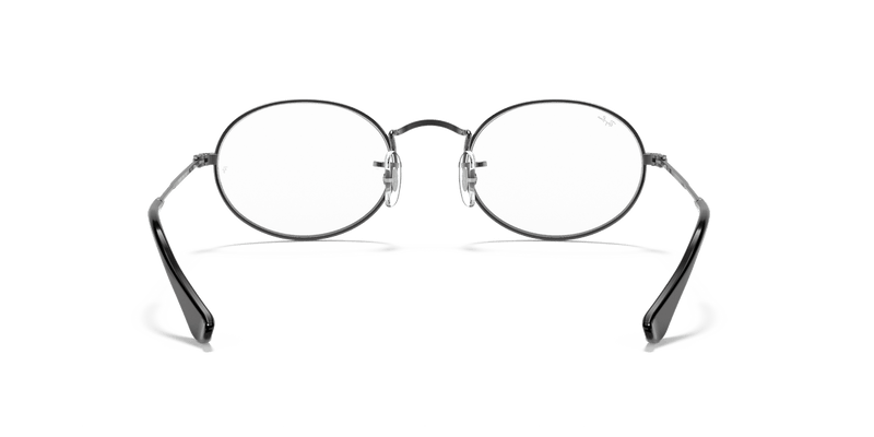 Ray-Ban OVAL RX3547V in Gunmetal / Clear - Alternate View
