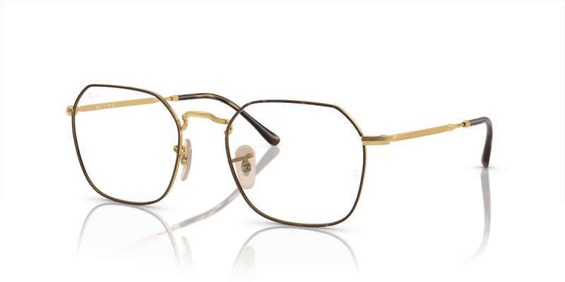 Ray-Ban JIM RX3694V in Havana On Gold / Clear (2945) - Alternate View