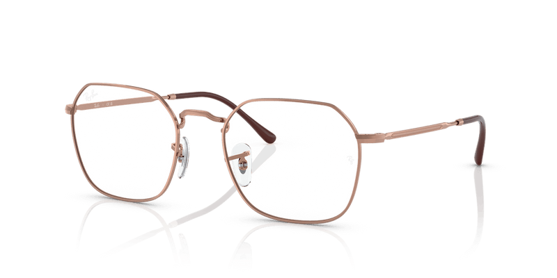 Ray-Ban JIM RX3694V in Rose Gold / Clear - Alternate View