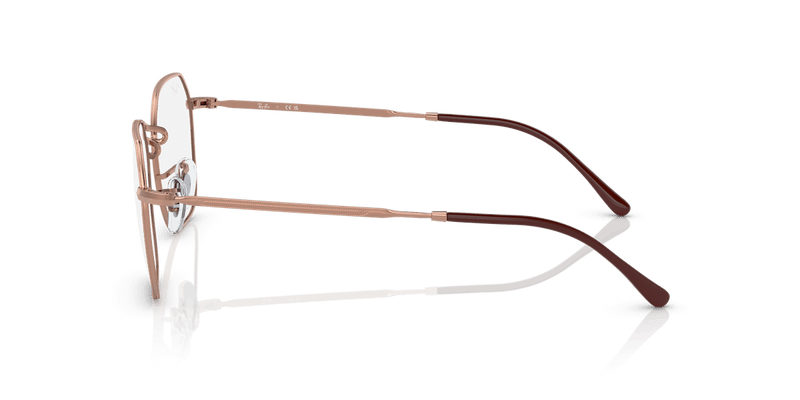 Ray-Ban JIM RX3694V in Rose Gold / Clear - Alternate View