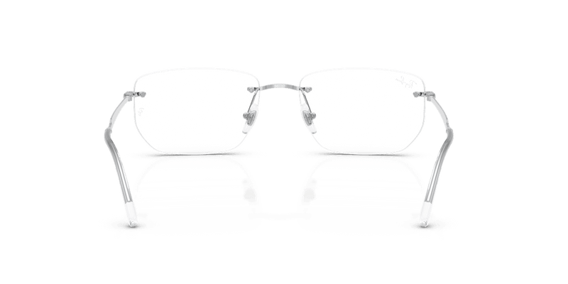 Ray-Ban RX3768V in Silver / Clear - Alternate View