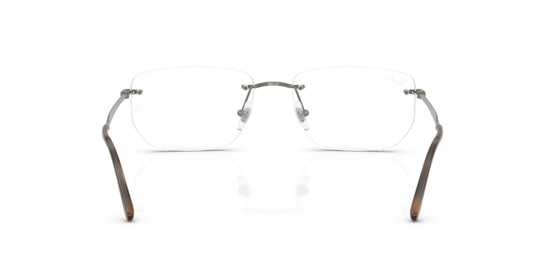 Ray-Ban RX3768V in Grey / Clear - Alternate View