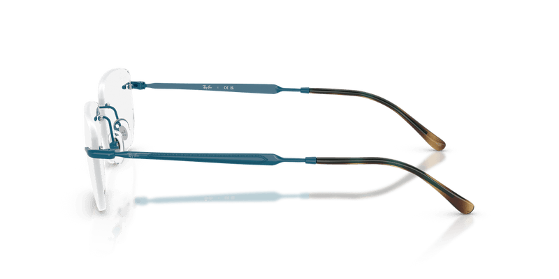Ray-Ban RX3768V in Blue / Clear - Alternate View
