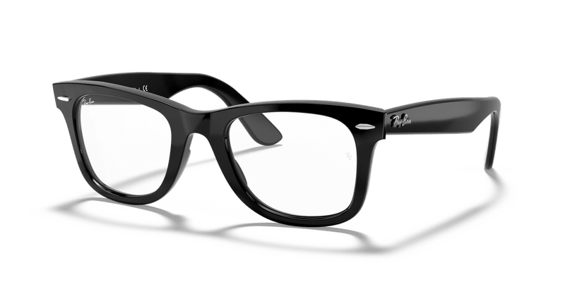Ray-Ban WAYFARER EASE RX4340V in Black / Clear - Front View