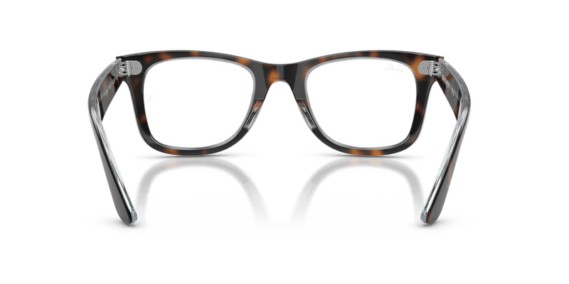 Ray-Ban WAYFARER EASE RX4340V in Dark Havana On Multicolor / Clear - Alternate View