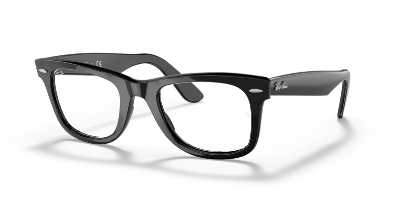Ray-Ban WAYFARER RX5121F in Black / Clear - Front View