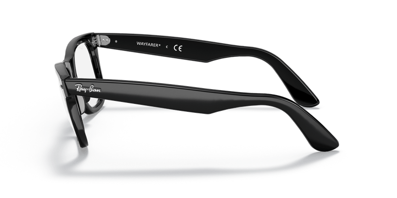 Ray-Ban WAYFARER RX5121F in Black / Clear - Side View