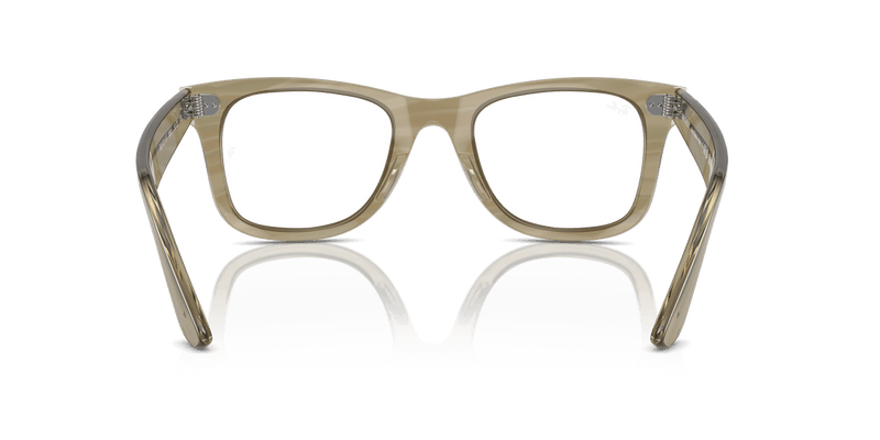 Ray-Ban WAYFARER RX5121F in Photo Striped Grey / Clear - Alternate View