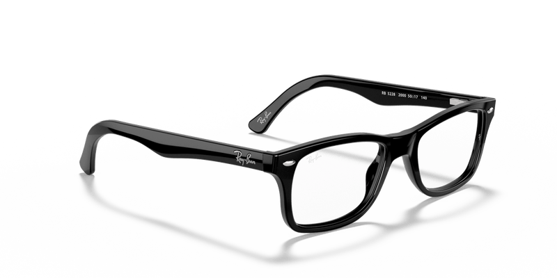 Ray-Ban RX5228 in Black / Clear (2000) - Alternate View