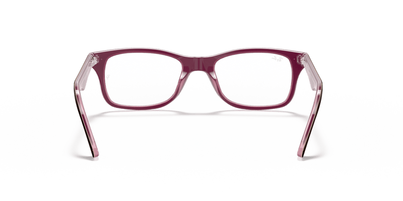 Ray-Ban RX5228 in Brown / Clear - Alternate View