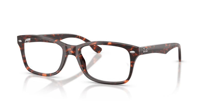 Ray-Ban RX5228 in Havana Red Turtle / Clear - Front View