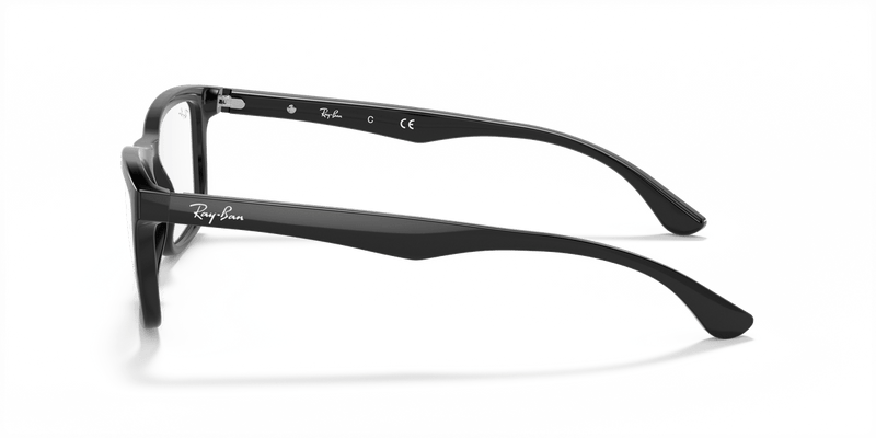 Ray-Ban RX5279 in Black / Clear - Alternate View