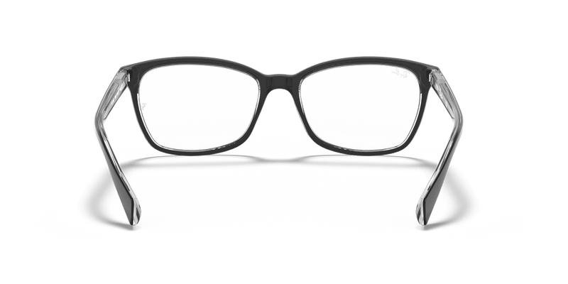 Ray-Ban RX5362 in Black On Transparent / Clear - Alternate View
