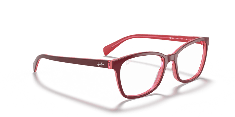 Ray-Ban RX5362 in Purple-Reddish / Clear - Alternate View