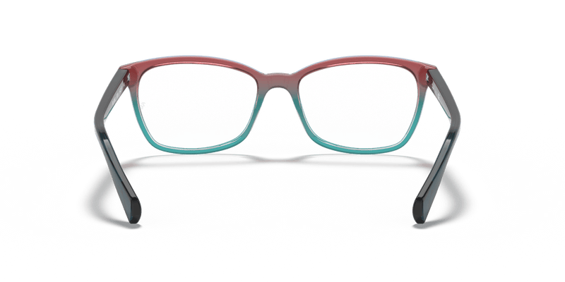 Ray-Ban RX5362 in Burgundy White & Blue / Clear - Alternate View