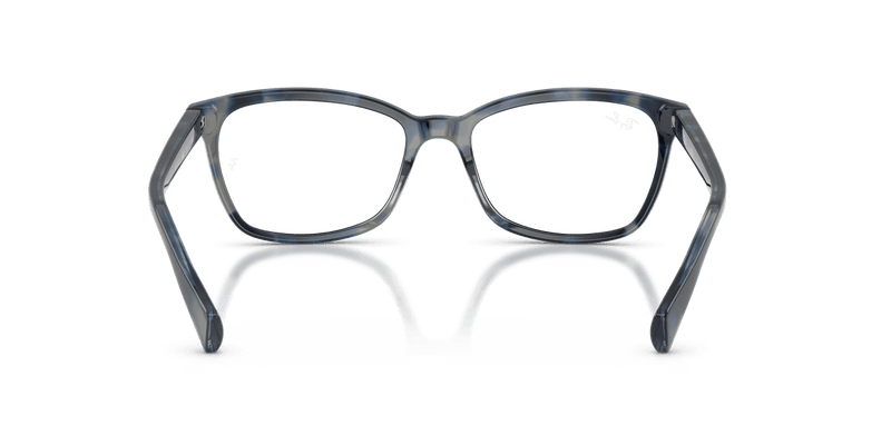 Ray-Ban RX5362 in Opal Blue Havana / Clear - Alternate View