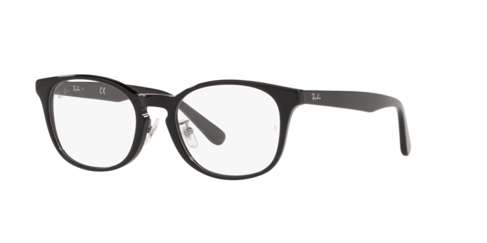 Ray-Ban RX5386D in Black / Clear - Alternate View