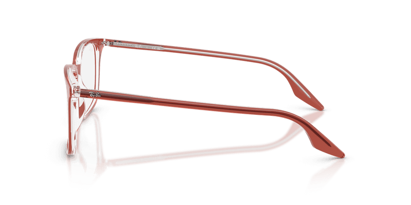 Ray-Ban RX5421 in Brown Transparent / Clear - Alternate View