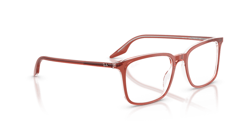 Ray-Ban RX5421 in Brown Transparent / Clear - Alternate View