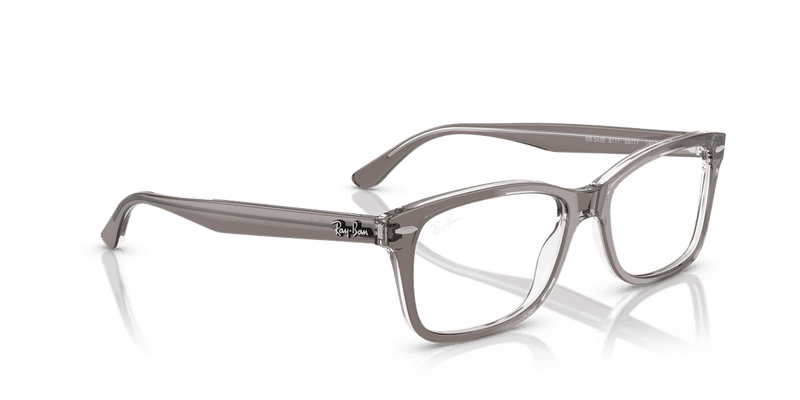 Ray-Ban RX5428 in Transparent Grey / Clear - Temple Detail