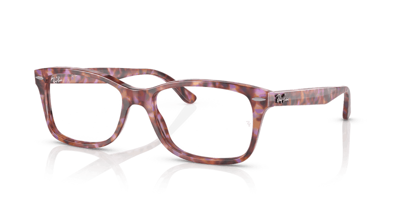 Ray-Ban RX5428 in Red / Clear - Alternate View
