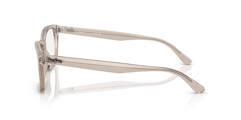 Ray-Ban RX5428 in Transparent Taupe / Clear - Alternate View