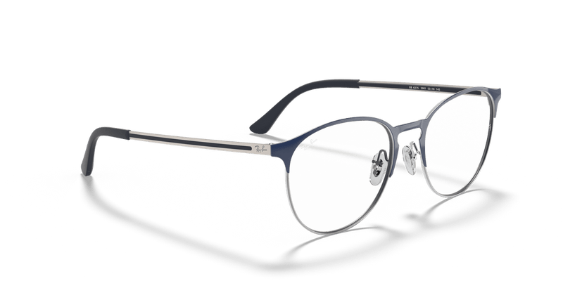 Ray-Ban RX6375 in Blue On Gunmetal / Clear - Alternate View
