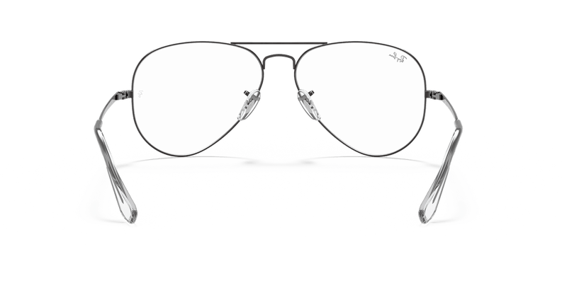 Ray-Ban AVIATOR RX6489 in Gunmetal / Clear - Alternate View