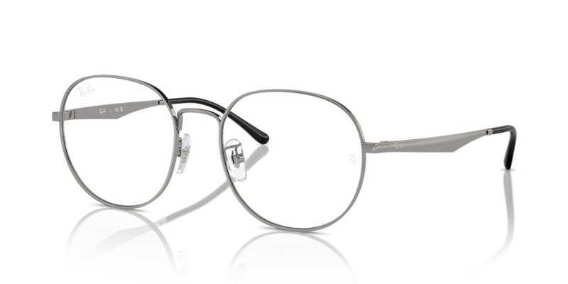 Ray-Ban RX6517D in Gunmetal / Clear - Alternate View