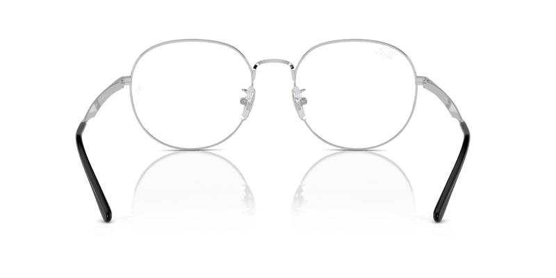 Ray-Ban RX6517D in Black On Silver / Clear - Alternate View