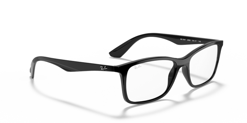 Ray-Ban RX7047 in Black / Clear (2000) - Alternate View