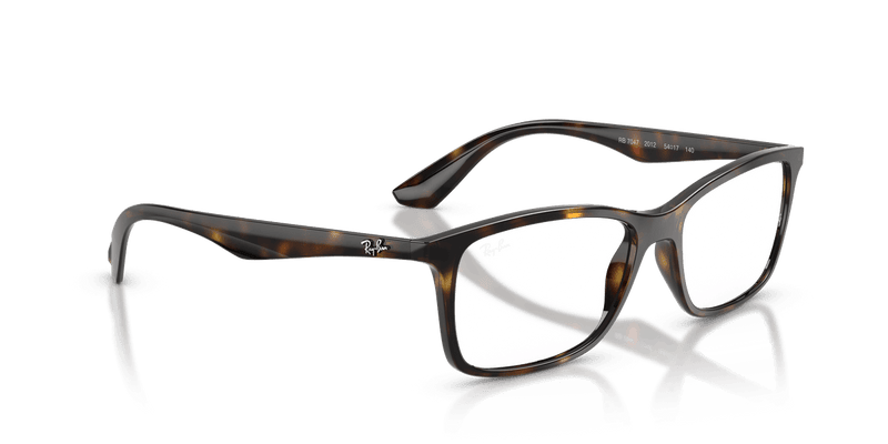 Ray-Ban RX7047 in Havana / Clear (2012) - Alternate View