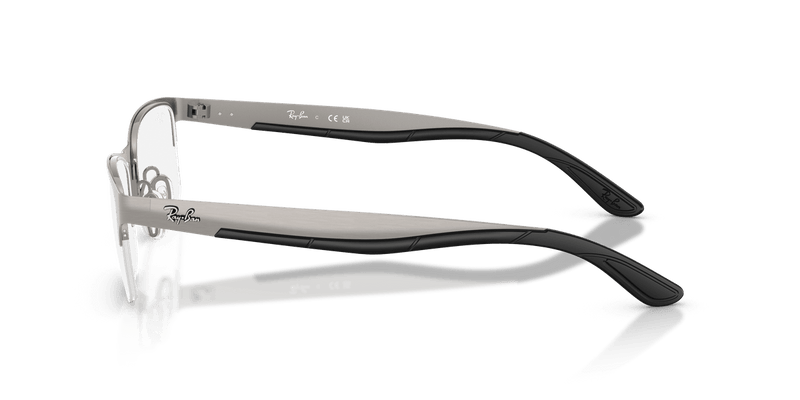 Ray-Ban RX7551 in Gunmetal / Clear (3214) - Alternate View