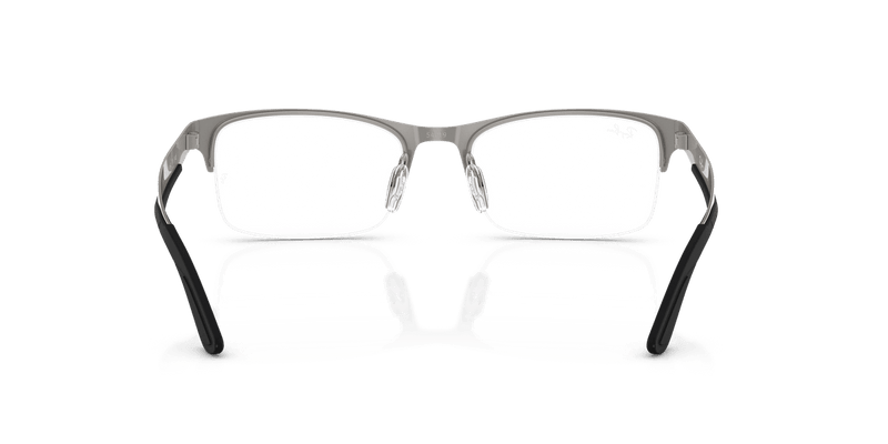 Ray-Ban RX7551 in Gunmetal / Clear (3214) - Alternate View